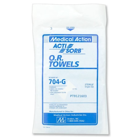 Sterile OR Towel, 4 Per Pack